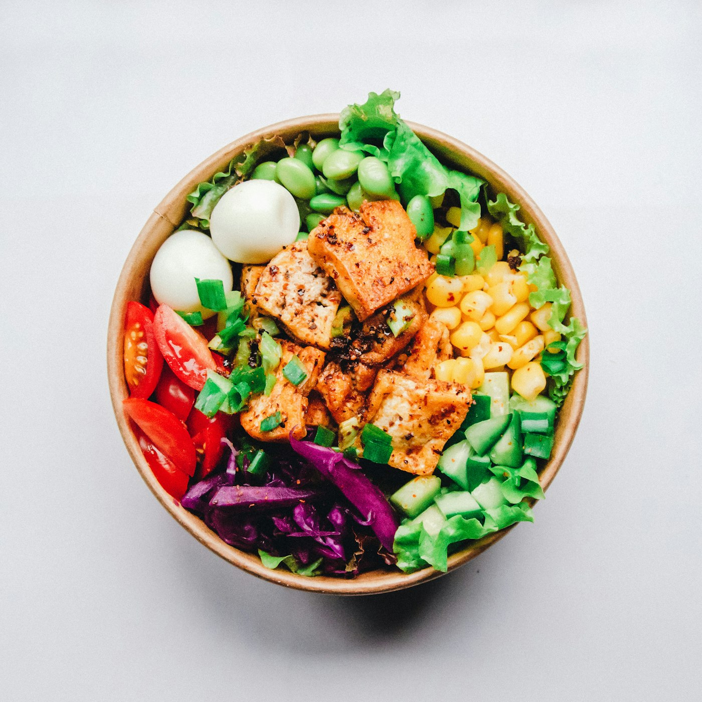 Protein salad bowl